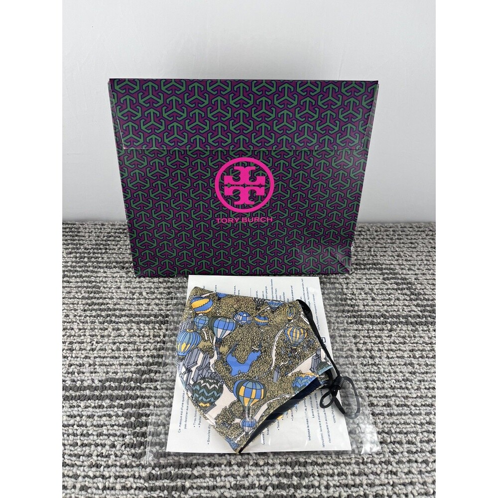Tory Burch Face Mask New/Sealed Hot Air Balloons